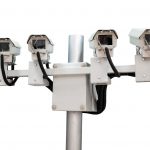 Commercial premises CCTV monitoring security cameras