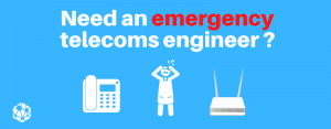 Emergency telecoms engineer advert