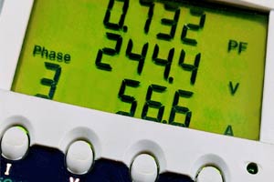 commercial electrics- electrical metering display