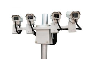 Commercial premises CCTV monitoring security cameras